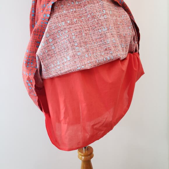 Tabitha Convertible Fit & Flare Dress Red Blue Summer Square Neck Women 10 - Picture 9 of 12